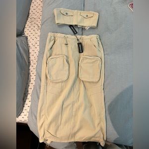 PRETTY LITTLE THING- skirt set